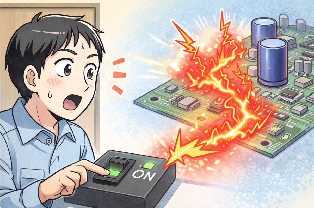 組込み電源の突入電流対策 起動安定性を高めるための実践事例 | 組み込み機器 受託開発・生産センター.com